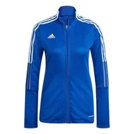 Bluzy damskie - Bluza Damska Adidas Tiro 21 Track Niebieska Gm7304-L - miniaturka - grafika 1
