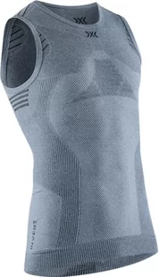 X-Bionic Men's Invent 4.0 Light Singlet Men T-Shirt, szary melanż/antracyt, XXL - Koszulki sportowe męskie - miniaturka - grafika 1