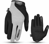 Rękawiczki rowerowe - Rękawiczki rowerowe Vivo SB-01-9514-E czarno-szare - miniaturka - grafika 1