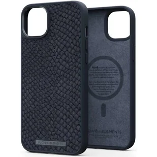 Njord by Elements Etui ze skóry łososia do iPhone 14 Pro czarny - Etui i futerały do telefonów - miniaturka - grafika 1