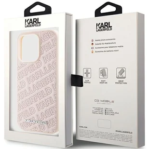 Etui Karl Lagerfeld KLHCP15XPQKPMP Apple iPhone 15 Pro Max hardcase Quilted K Pattern różowy/pink - Etui i futerały do telefonów - miniaturka - grafika 9
