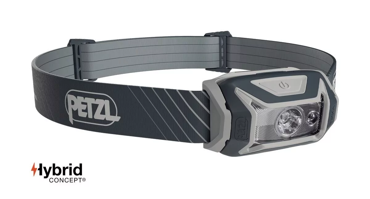 Latarka czołowa Petzl Tikka Core 2022 - Gray - 450 lumenów (E067AA00)