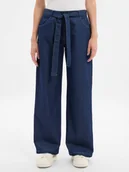 Spodnie damskie - Noisy May Dżinsy NMSerene Kobiety niebieski jednolity, S - miniaturka - grafika 1