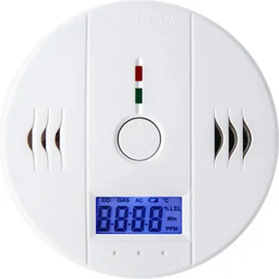 Czujnik Farrot detektor gazu tlenku węgla CO sensor czadu, alarm 85 dB, wyświetlacz LCD, na baterię 3 x AA, 3 lata , ochrona przeciwpożarowa domu - Czujniki czadu, dymu, gazu - miniaturka - grafika 1