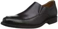 Klapki i japonki męskie - Clarks Męskie klapki Whiddon Step Slipper, czarny - czarna skóra - 42 EU - miniaturka - grafika 1