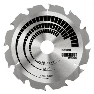 Bosch Piła tarczowa Construct Wood 210 x 30 mm 14 zębów - Tarcze do pił - miniaturka - grafika 1