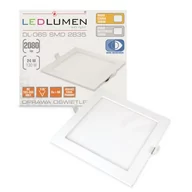 Oprawy, klosze i abażury - Oprawa podtynkowa LED DL-06S 24W 120x2835 WW - miniaturka - grafika 1