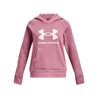 Odzież sportowa dziecięca - Bluza dziewczęca Under Armour Rival Fleece BL Hoodie - miniaturka - grafika 1