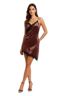 Sukienki - Abito corto con spalline e bordo in pizzo Donna Imperial - miniaturka - grafika 1