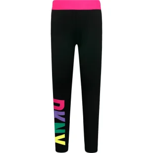 DKNY Kids Legginsy | Slim Fit - Spodnie sportowe damskie - miniaturka - grafika 1