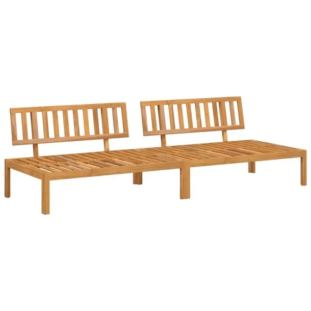 2x Sofa Ogrodowa Fotel Krzesło Siedzisko Drewniane Do Restauracji Ogrodu