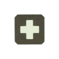 Odzież taktyczna i umundurowanie - M-Tac - Naszywka Medic - Cordura 500D - Fluorescencyjna - Ranger Green/GID - 51122399 - miniaturka - grafika 1