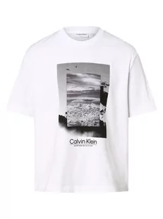 Calvin Klein - T-shirt męski, biały - Koszulki męskie - miniaturka - grafika 1