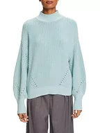 Swetry damskie - ESPRIT Sweter damski, 390/Light Aqua Green, XS - miniaturka - grafika 1