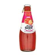 Soki i napoje niegazowane - Napój owocowy smak truskawka z nasionami bazylii Pran 290ml - miniaturka - grafika 1