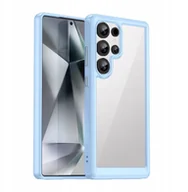 Etui i futerały do telefonów - Etui silikonowe Outer Space Case z żelową ramką do Samsung Galaxy S25 Ultra - niebieskie - miniaturka - grafika 1