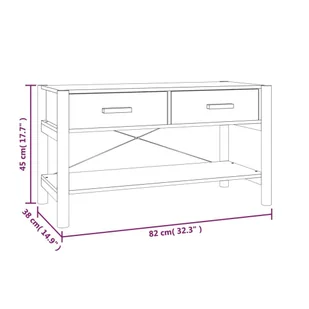 Lumarko Szafka pod TV, biała, 82x38x45 cm, materiał drewnopochodny - Szafki RTV - miniaturka - grafika 11