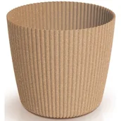 Donice - Donica PROSPERPLAST Milly Round ECO Wood DMI350W-4665W 21.5L Brązowy - miniaturka - grafika 1