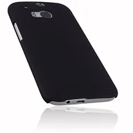 Etui i futerały do telefonów - mumbi Etui kompatybilne z HTC One M8 / M8s Hard Case etui na telefon komórkowy, czarne - miniaturka - grafika 1