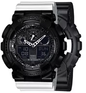 Zegarki męskie - Zegarek G-SHOCK SET GA-100-1A1ER + BEZEL 10523429 + PASEK 10347710 - miniaturka - grafika 1