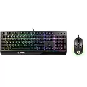 Klawiatura i mysz MSI Vigor GK30 COMBO, CZ+SK layout (S11-04CS601-CLA) Czarna - Zestawy myszka + klawiatura - miniaturka - grafika 1