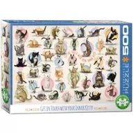 Puzzle - Puzzle 500 Joga Kocięta 6500-0991 - miniaturka - grafika 1