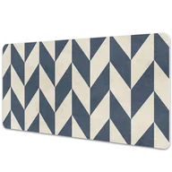 Podkładki na biurko - Mata ochronna z nadrukiem Szare wektory 90x45 cm - miniaturka - grafika 1