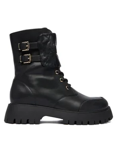 Just Cavalli Trapery 79RA3S97 ZSD64 Czarny - Botki damskie - miniaturka - grafika 1