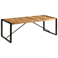 Stoły - vidaXL Stół jadalniany, 220x100x75 cm, lite drewno mango - miniaturka - grafika 1