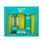Zestawy perfum damskich - Reebok Cool Your Body Zestaw EDT 100 ml + dezodorant 150 ml - miniaturka - grafika 1