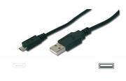 Kable USB - ASSMANN Kabel USB2.0 A/M - mikro B/M 1,8m AK-300110-018-S - miniaturka - grafika 1
