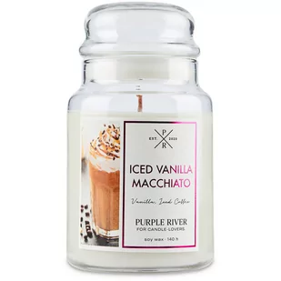 Purple River Purple River Świeca zapachowa "Iced Vanilla Macchiato" - 623 g - Świece - miniaturka - grafika 1