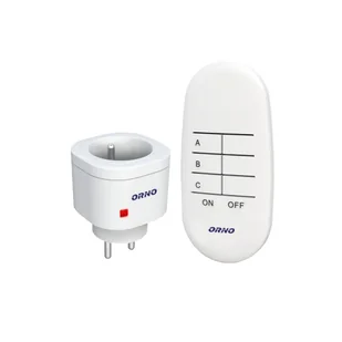 Orno Bezprzewodowe gniazdo mini sterowane pilotem 1+1 OR-GB-440 - Inne akcesoria elektryczne - miniaturka - grafika 2