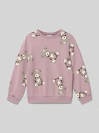 Bluzy dla dziewczynek - Bluza o kroju regular fit z mieszanki bawełny - miniaturka - grafika 1