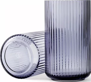 Wazon Lyngby 31 cm blue szklany - Wazony i flakony - miniaturka - grafika 1