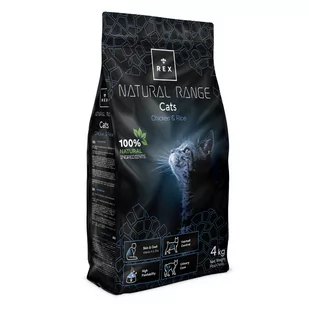 Rex Natural Range Cats Chicken & Rice 2x4kg - Sucha karma dla kotów - miniaturka - grafika 2