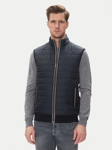 Bugatti Kamizelka 8850 75121C Granatowy Regular Fit - Kamizelki męskie - miniaturka - grafika 1