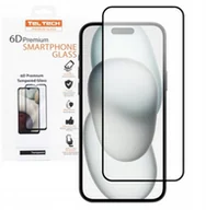 Szkła hartowane na telefon - Szkło premium hartowane profilowane 6D do Iphone 15 Pro ramka Teltech - miniaturka - grafika 1
