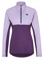 Koszulki i topy damskie - Ziener Damska bluza narciarska JAPRA, bluza narciarska, koszulka funkcyjna | ciepła, elastyczna, bez PFC, Sweet Lilac. Dark Violet, 38 - miniaturka - grafika 1