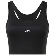 Biustonosze - Damski Stanik sportowy REEBOK WOR MESH BRALETTE HA1049 – Czarny - miniaturka - grafika 1