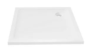 New Trendy B-0627 Brodzik MILD akrylowy kwadratowy 100x100x4,5 biały - Brodziki prysznicowe - miniaturka - grafika 1