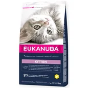 Sucha karma dla kotów - Eukanuba Cat Kitten All Breeds Healthy Start Chicken & Liver 2 kg - miniaturka - grafika 1