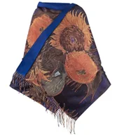 Apaszki i szaliki damskie - Gruby Oryginalny długi modny szal OBRAZY - miniaturka - grafika 1