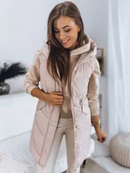 Kamizelki damskie - Kamizelka damska pikowana GAMIS beżowa Dstreet TY3293-XXL - miniaturka - grafika 1
