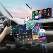 Transmitery FM - OTTOCAST Bezprzewodowy Adapter samochodowy Mini Cube T2 czarny - miniaturka - grafika 1