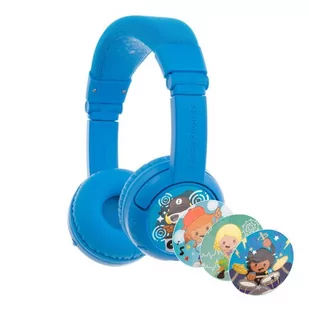 BuddyPhones PlayPlus (niebieskie) - Słuchawki - miniaturka - grafika 1