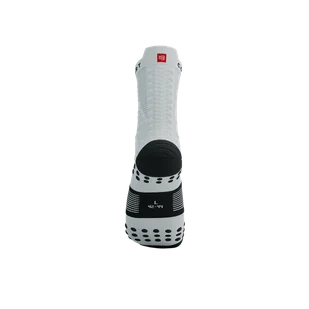 COMPRESSPORT Skarpetki do biegania trailowe ProRacing Socks V4 Trail white/black - Skarpetki sportowe męskie - miniaturka - grafika 6