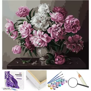 Bukiet Kwiatów - Malowanie po numerach Bukiet Kwiatów - Malowanie po numerach - miniaturka - grafika 1