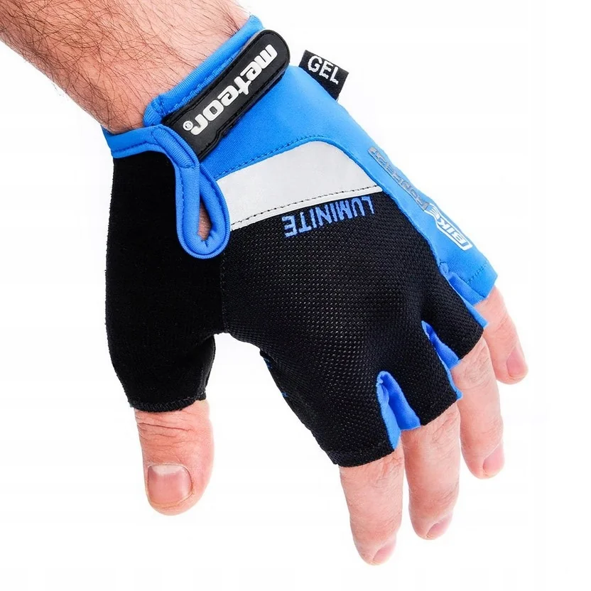 RĘKAWICZKI ROWEROWE NA ROWER KRÓTKIE METEOR GEL GX30 XL żelowe elastyczne
