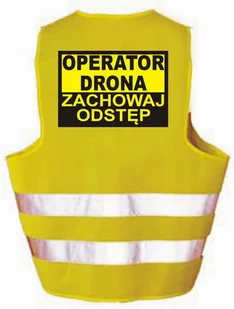 OPERATOR DRONA - Kamizelka z nadrukiem ostrzegawcza odblaskowa PREZENT LIBRES POLSKA SP - Odzież robocza - miniaturka - grafika 1